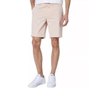 AG Adriano Goldschmied Wanderer Slim Chino Cotton Shorts Vintage Pink 38 NWT